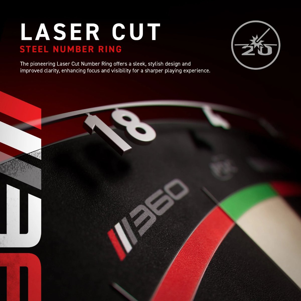 Winmau Blade 360 Triple Core dartboard sisal