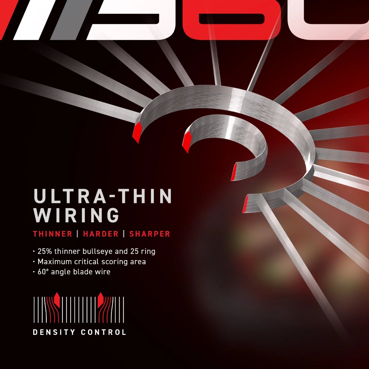 Winmau Blade 360 Triple Core dartboard bullseye