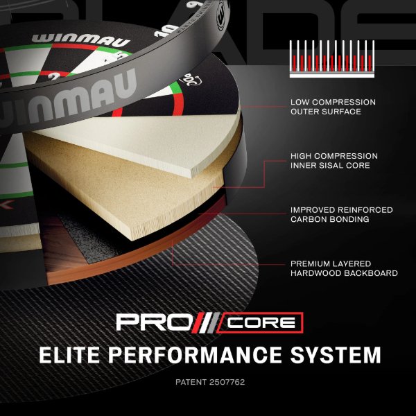 Winmau Blade X dartboard sisal