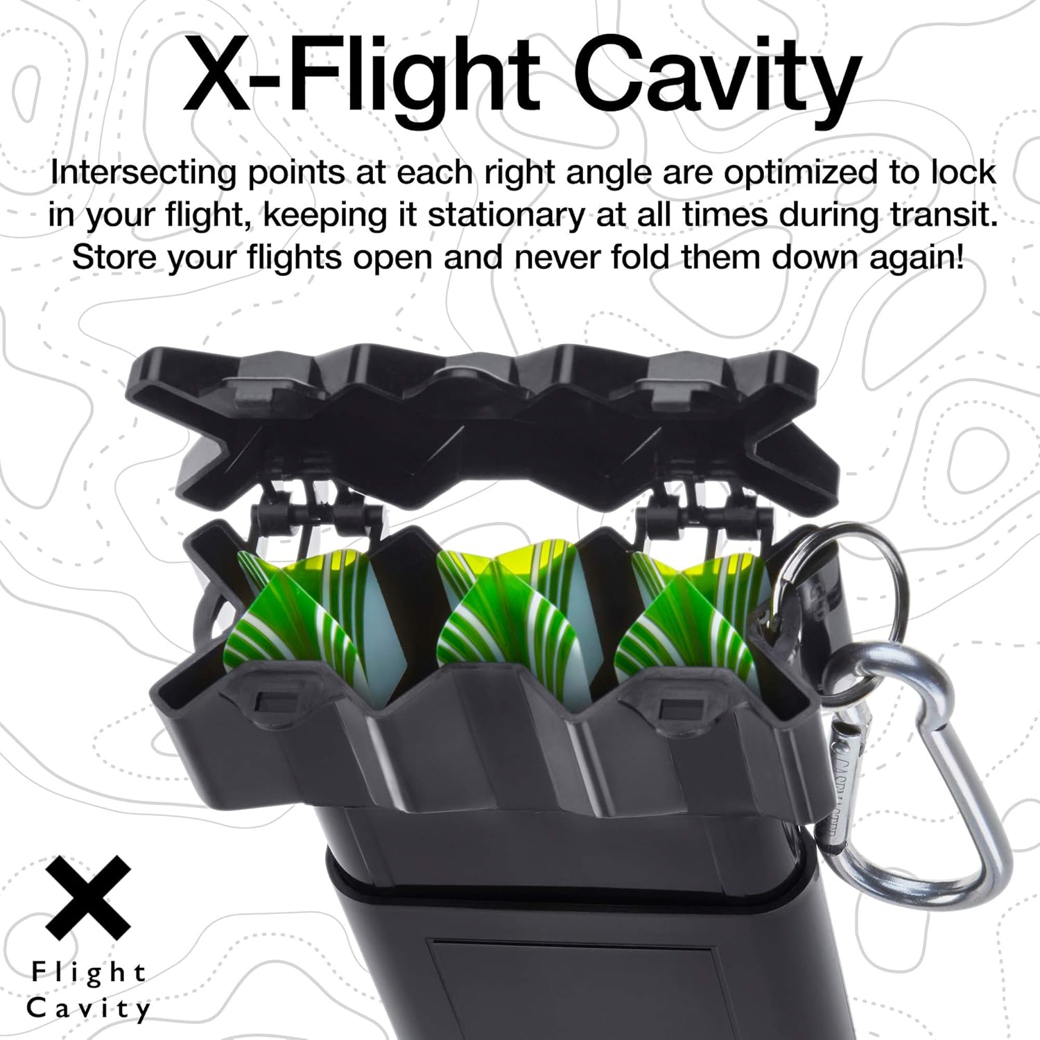 Casemaster GLD Dart Case close up