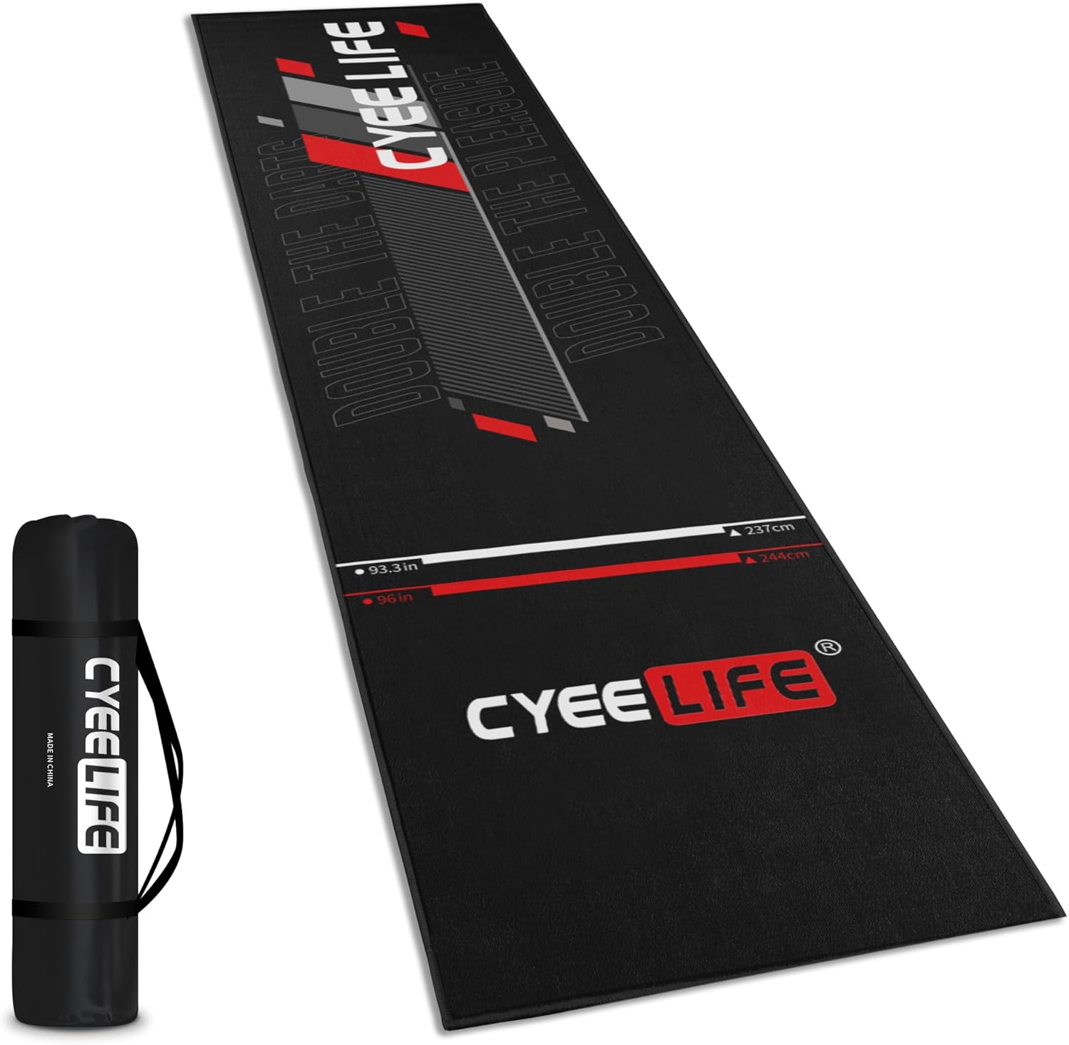 CyeeLife Darts Mat front view