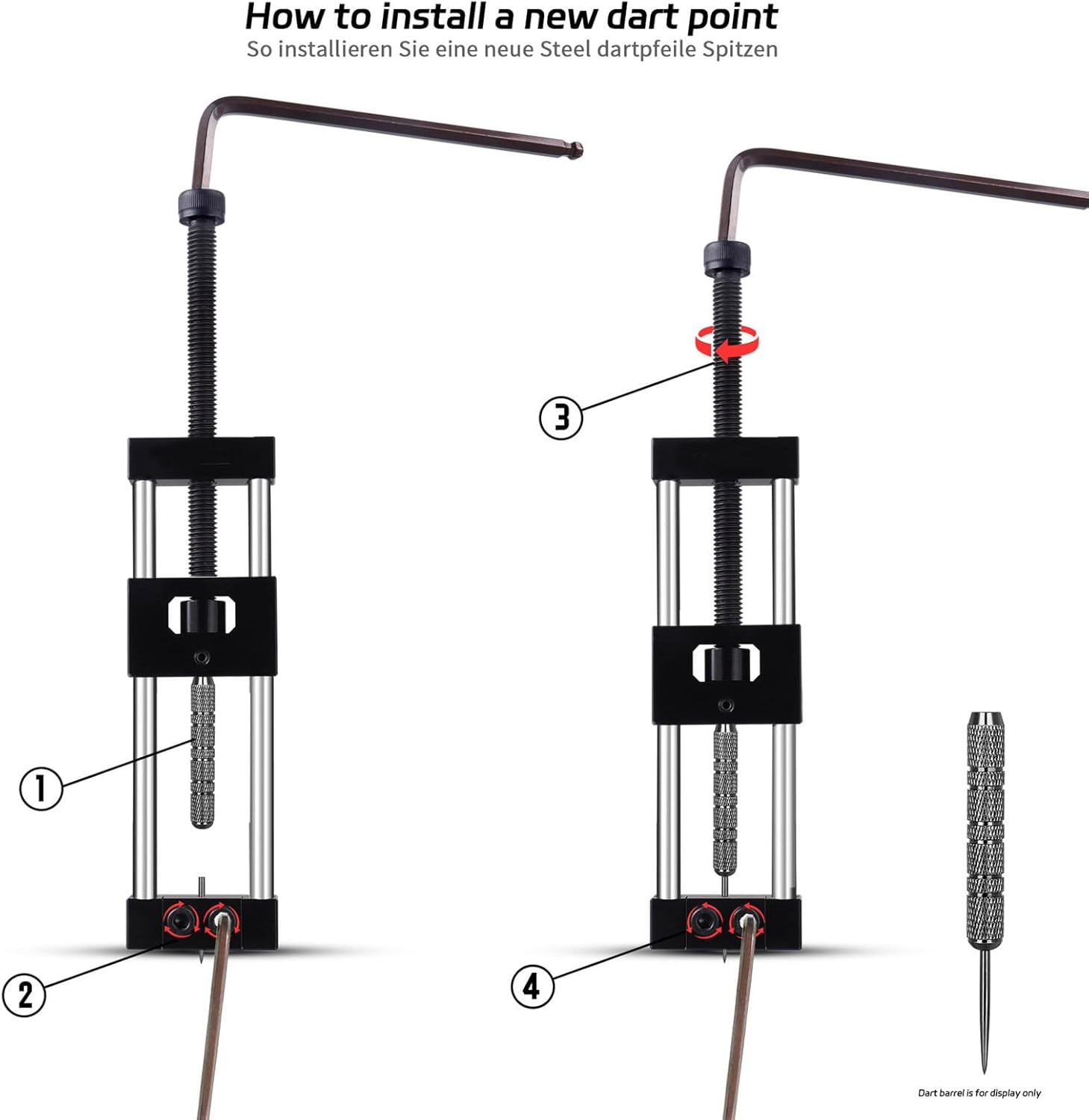 Dart Repointer front view