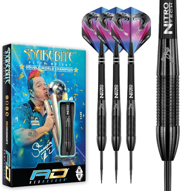 Red Dragon Peter Wright Snakebite 3 darts — best premium darts for beginners 2026