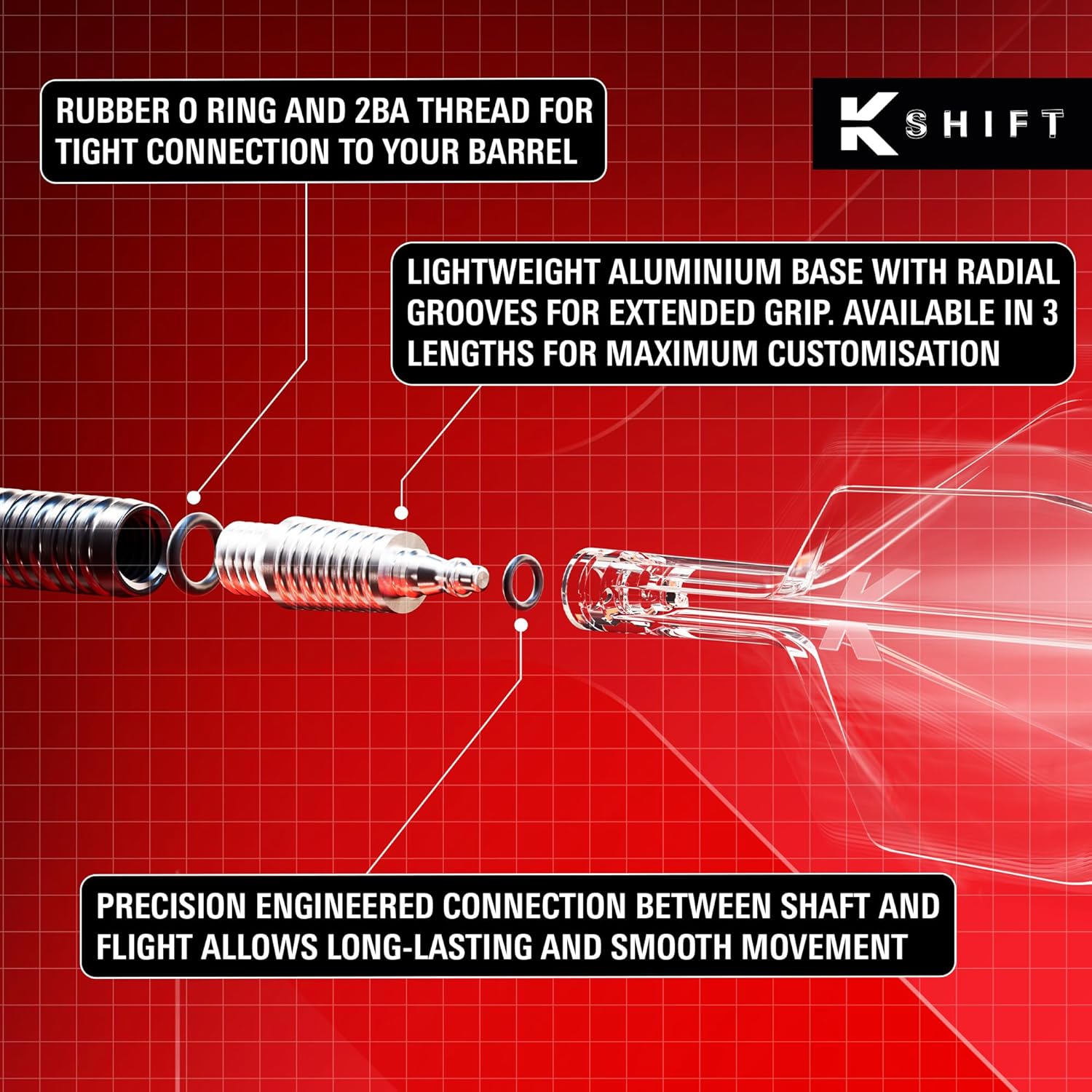Target K-Shift Shafts front view