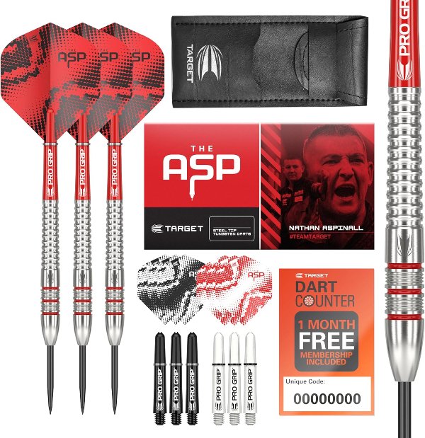 Target Nathan Aspinall tungsten darts — best player edition darts for beginners 2026