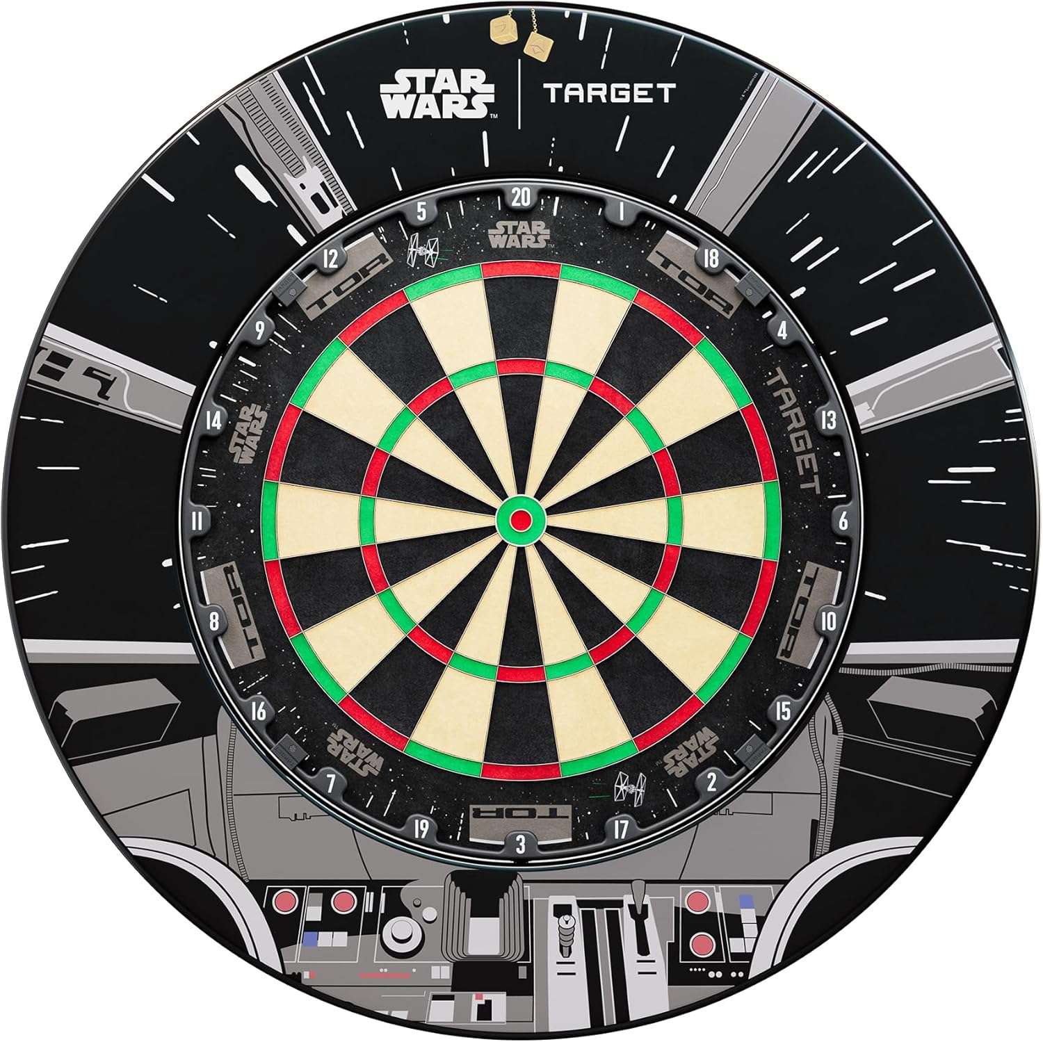 Target TOR Star Wars Millennium Falcon dartboard bundle