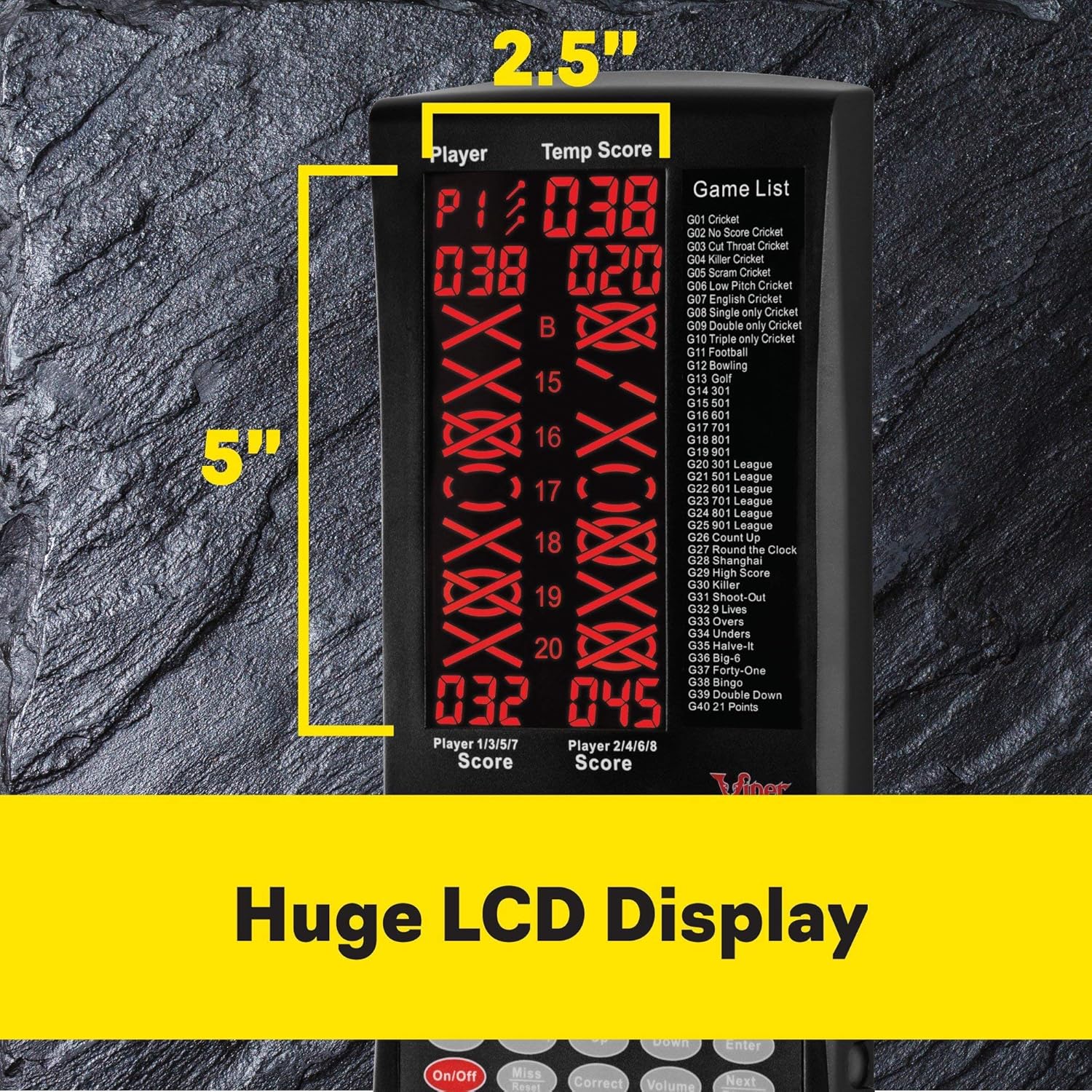 Viper Digital Dart Scorer close up