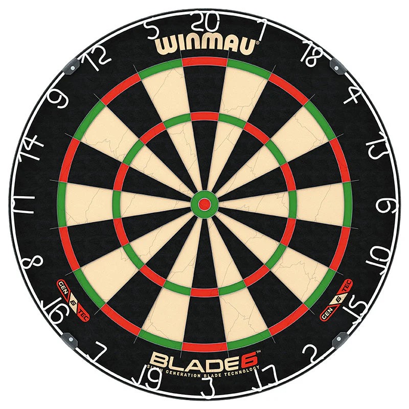 Winmau Blade 6 dartboard bullseye