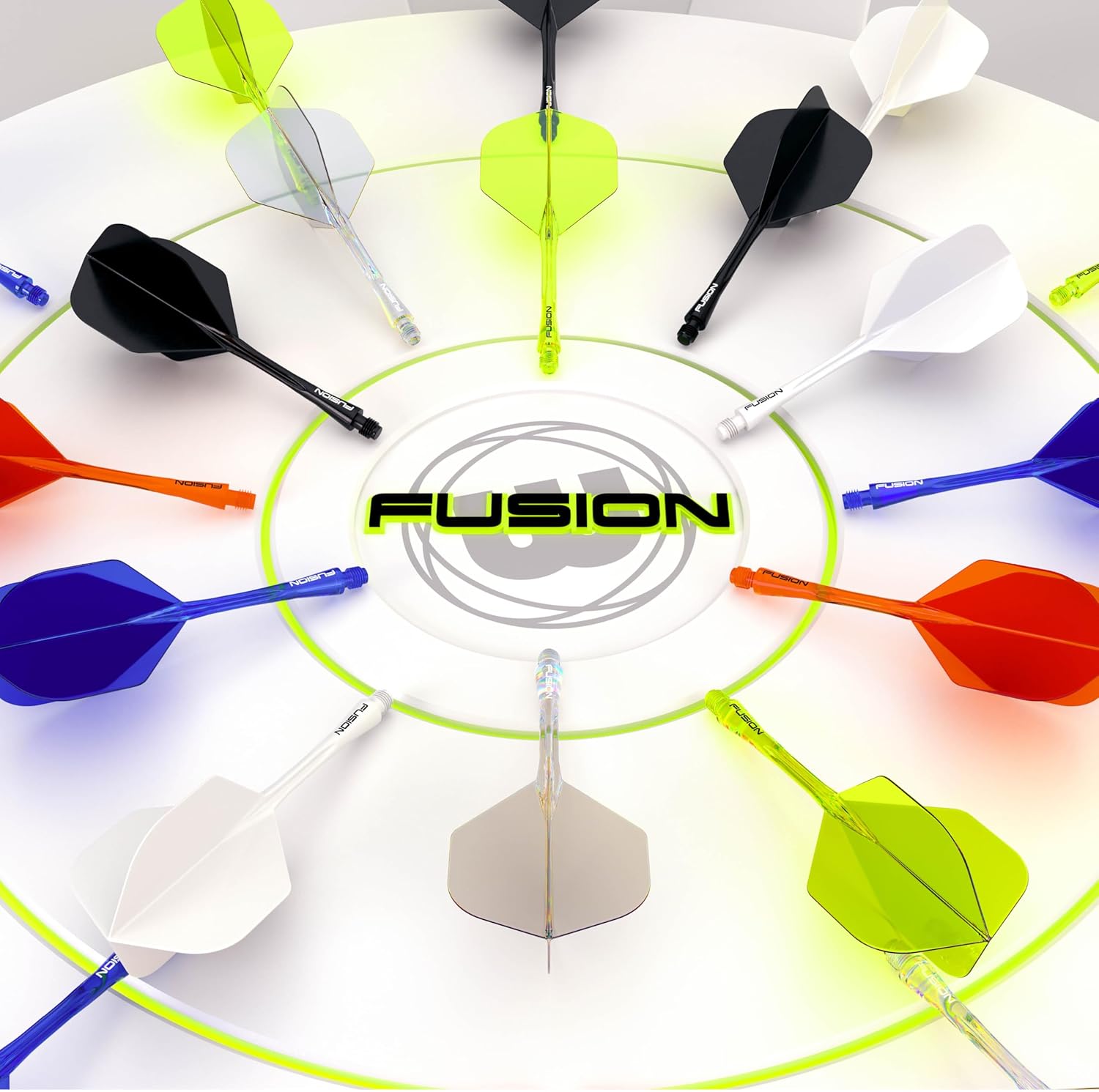 Winmau Darts Fusion flights detail
