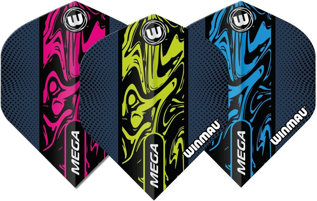 Winmau Mega Standard Liquid flights front view