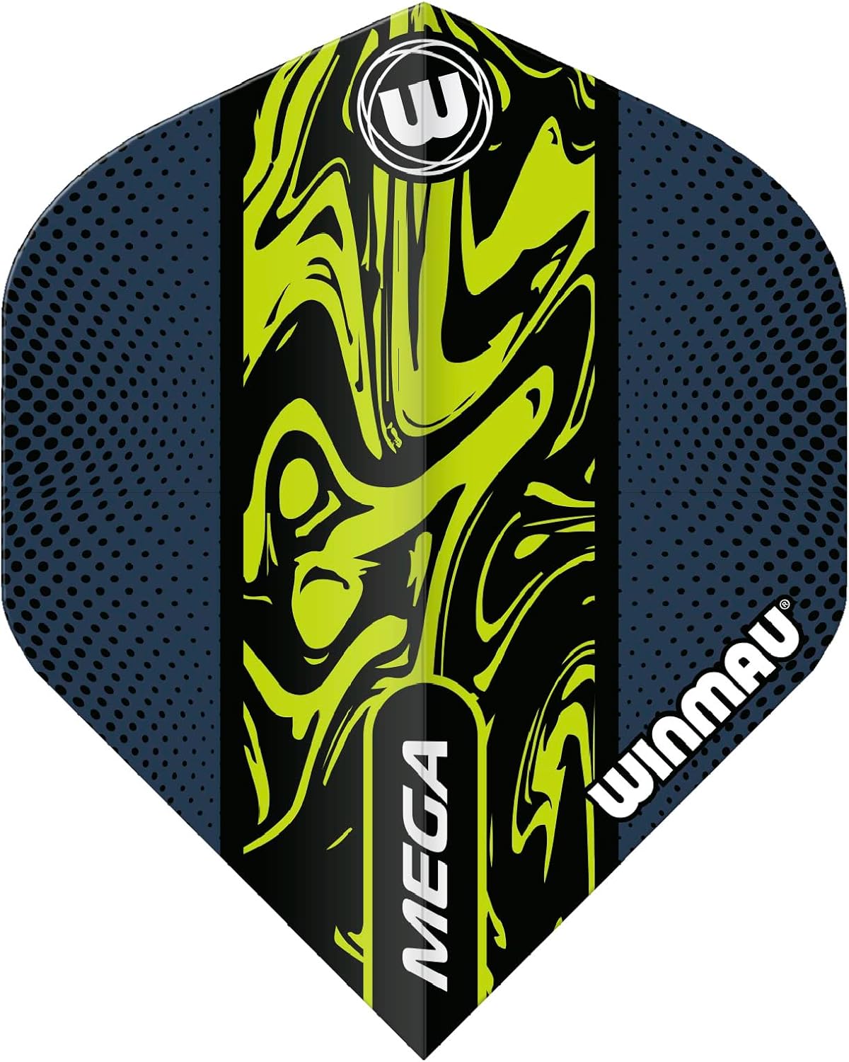 Winmau Mega Standard Liquid flights close up