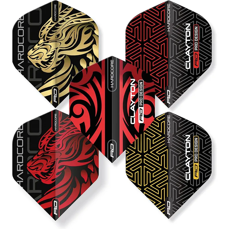 Red Dragon Extra Thick Flights Side View