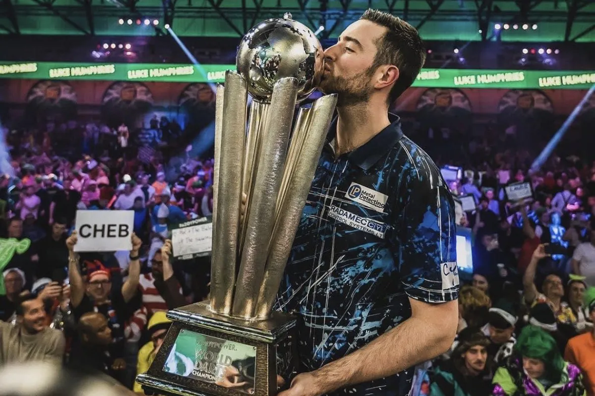 Luke Humphries Cool Hand PDC World Champion