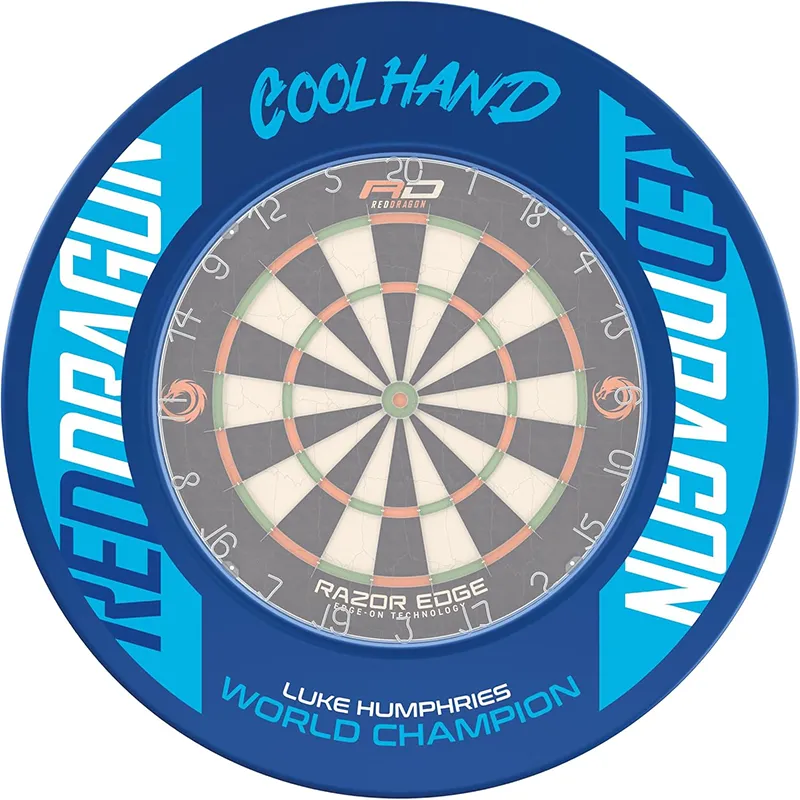 Luke Humphries Dartboard Surround Side View