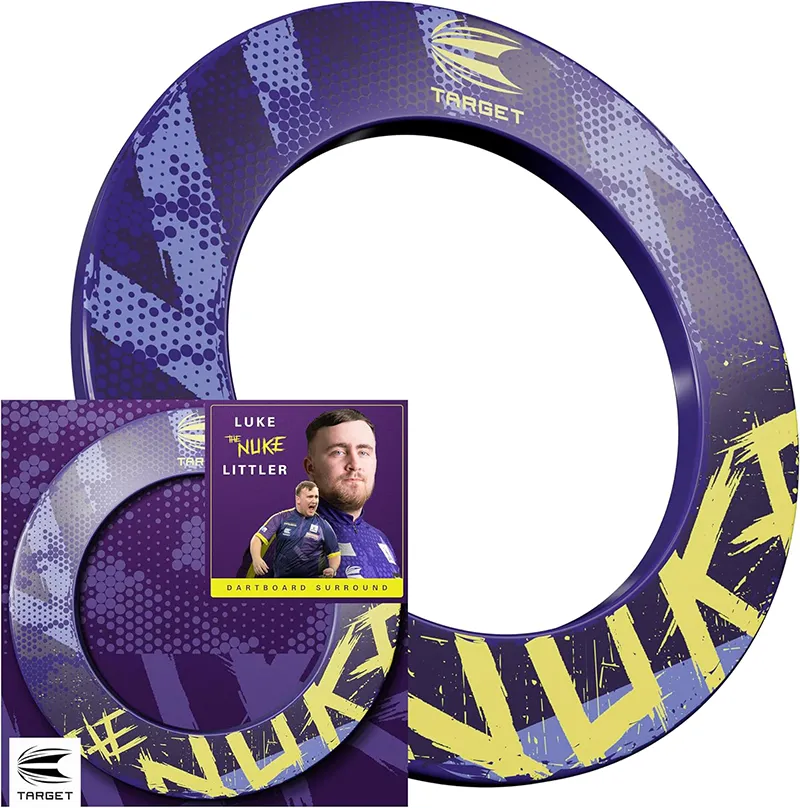 Luke Littler Dart Board Surround Side View