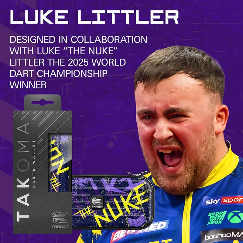 Luke Littler Takoma Wallet Branding