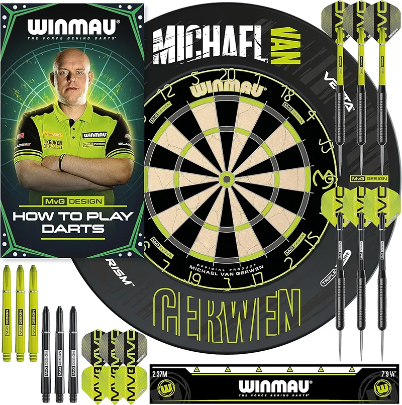 Michael van Gerwen Winmau Dart Board Front View