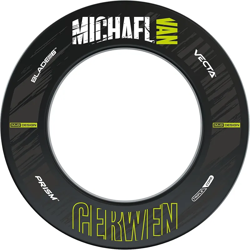 Michael van Gerwen Dart Board Bullseye Close Up