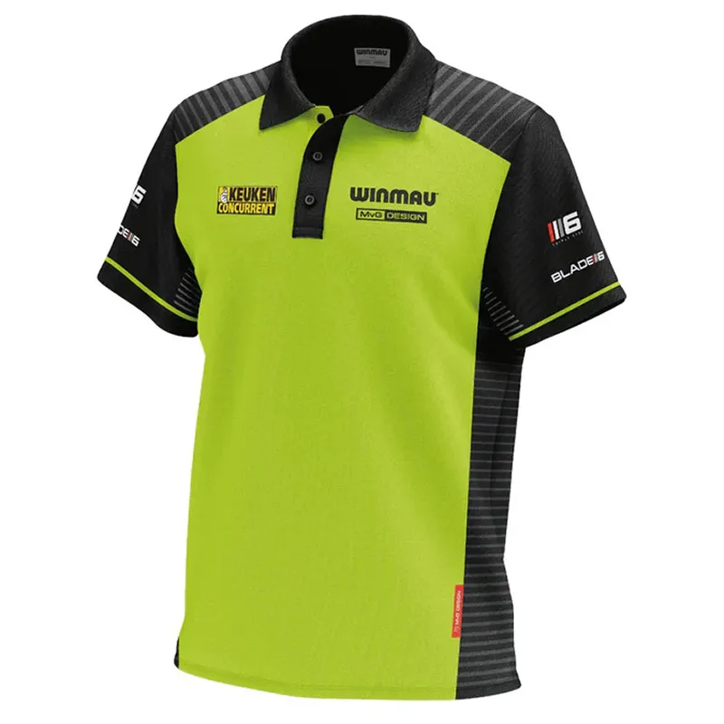Michael van Gerwen Shirt Logo Close Up